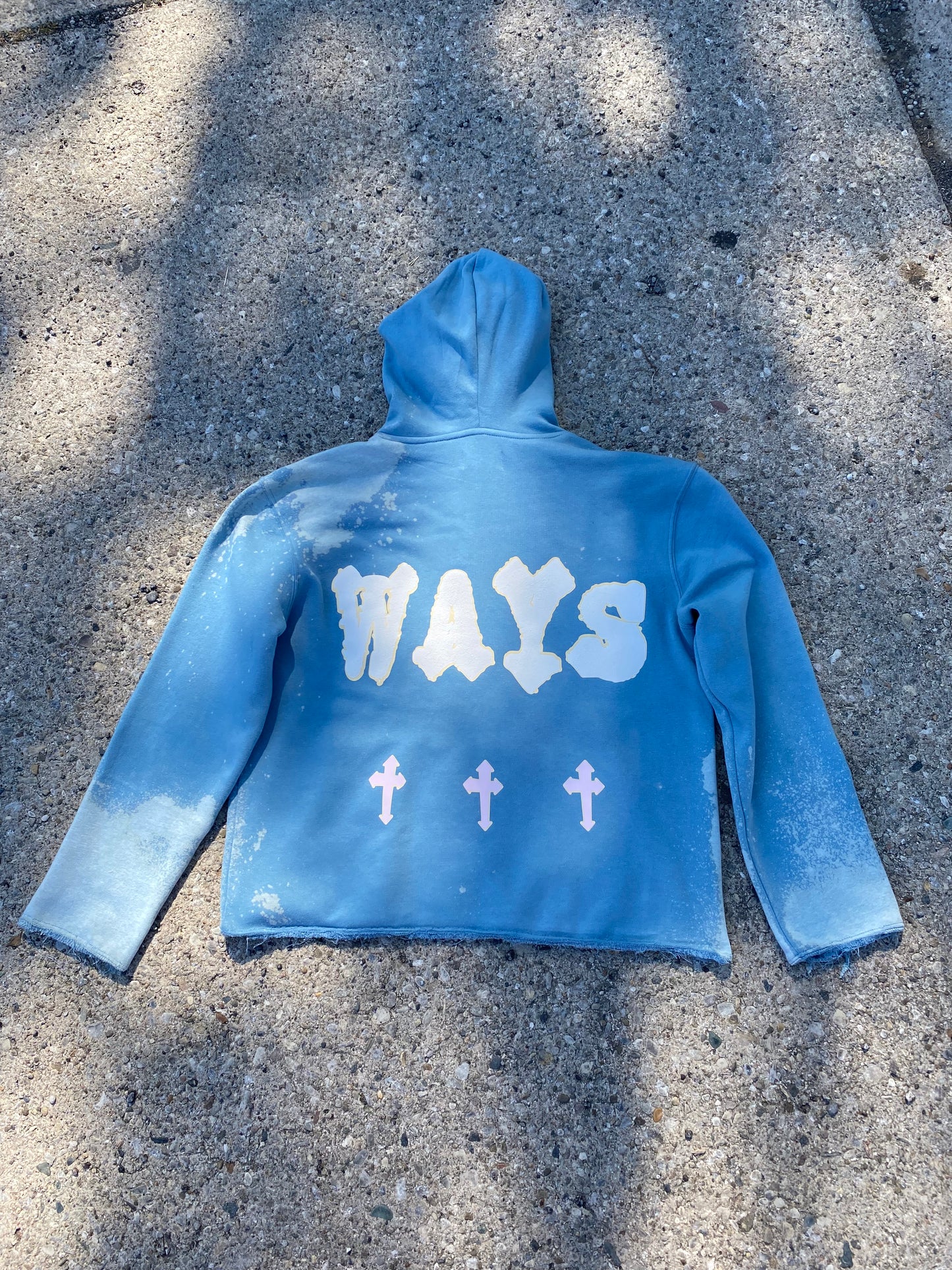 LOST WAYZ Cropped Hoodie