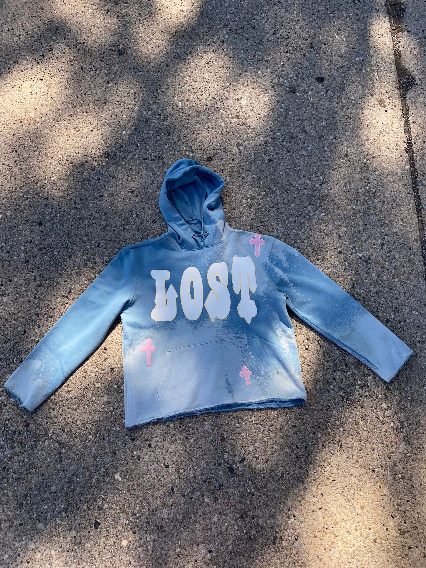 LOST WAYZ Cropped Hoodie