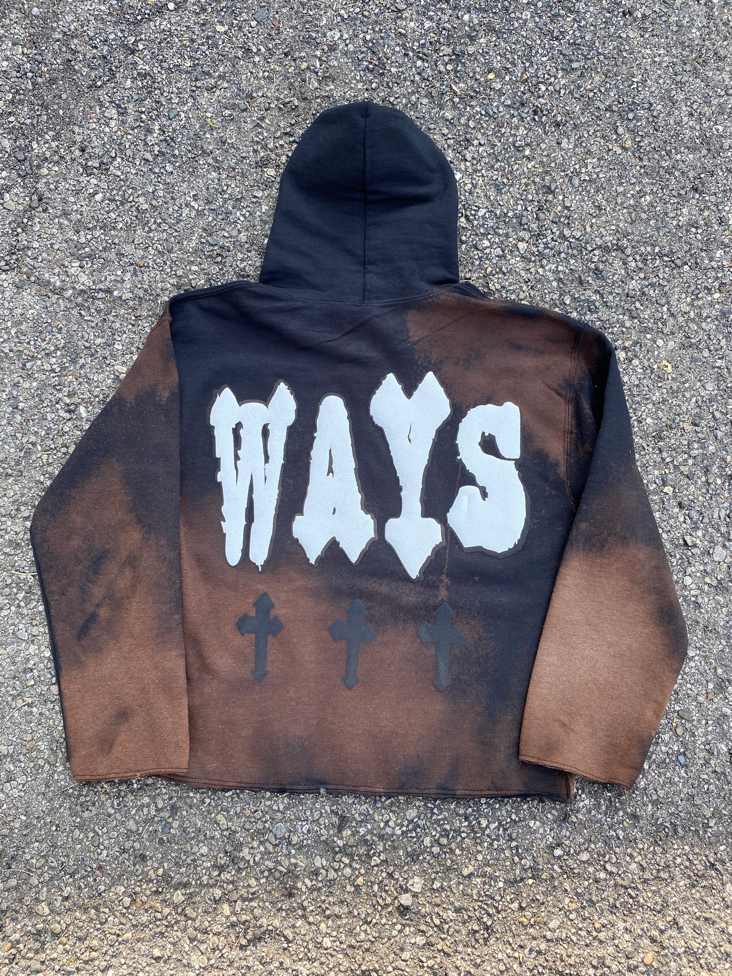 LOST WAYZ Cropped Hoodie
